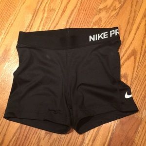 Black Nike Spandex Shorts